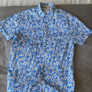 Denim & Flower Floral Button-down